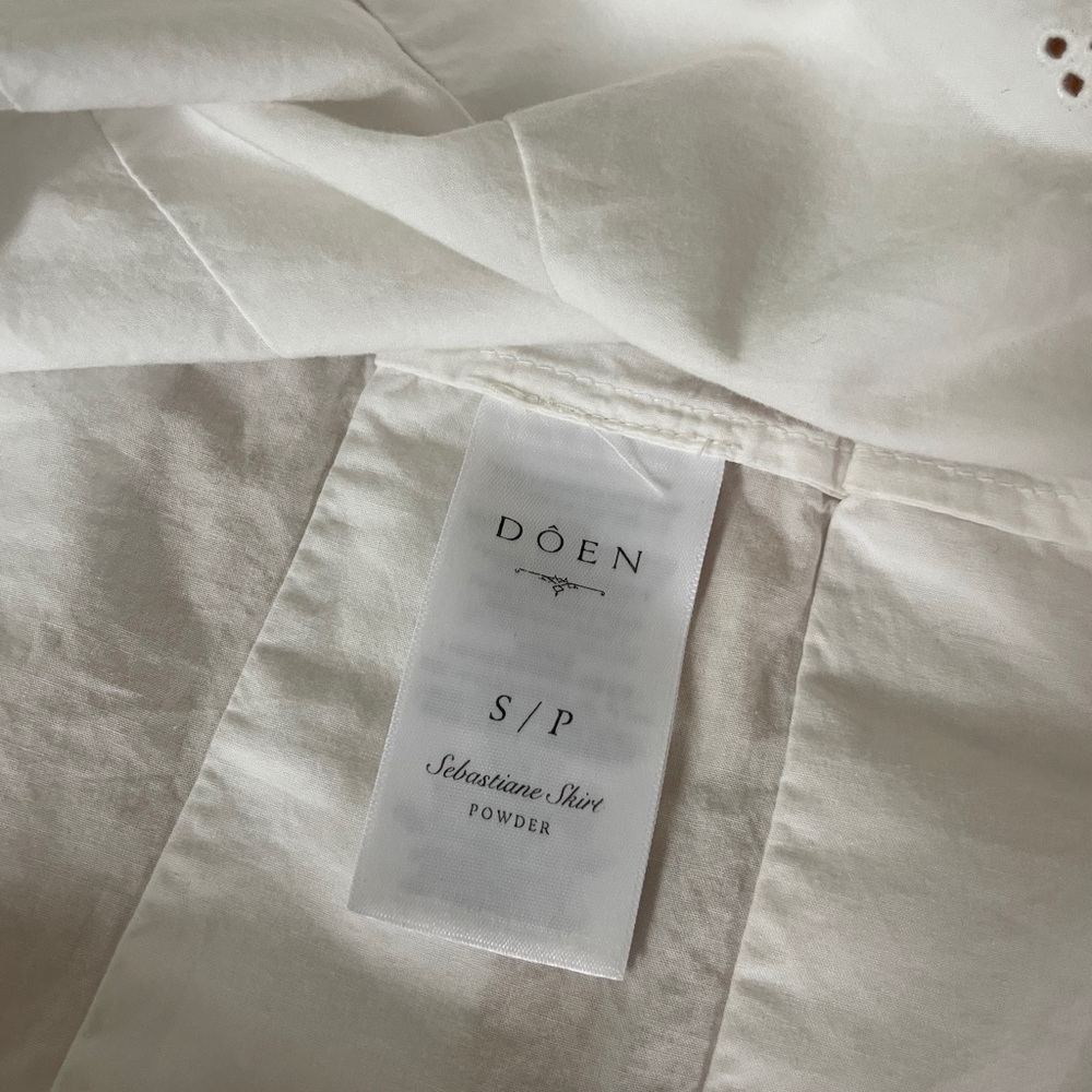 Doen sebastiane skirt powder EUC - Picture 6 of 7
